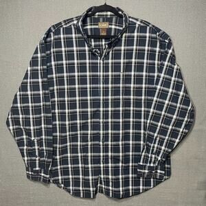C.E. Schmidt Workwear Men's Big & Tall Size 3X Plaid Flannel Shirt 100% Cotton